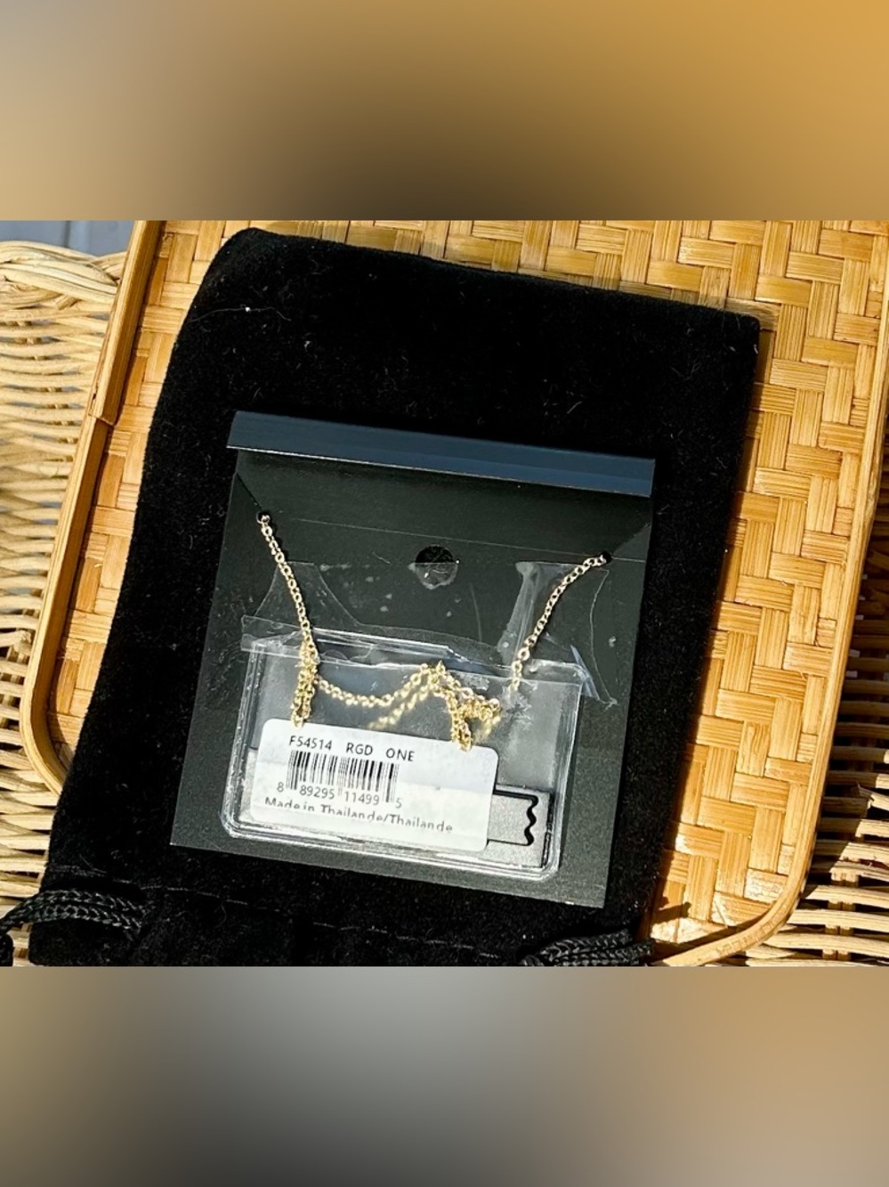 Coach Gold Lock and Key Necklace NWT - Picture 4 of 7